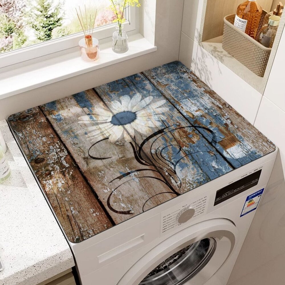Waterproof Dust Cover Mat for Washing Machine 50x60CM